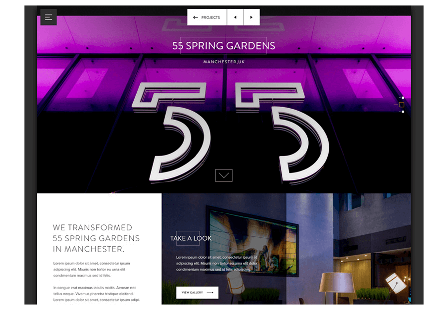 Mohuvarchisso created the website for construction company ARCO to present their services